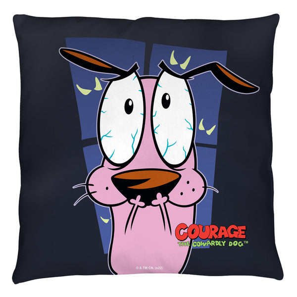 Courage the Cowardly Dog Window Throw Pillow