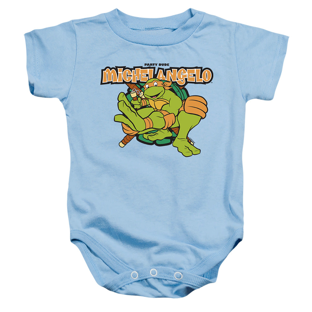 Teenage Mutant Ninja Turtles Party Dude Michelangelo Infant Snapsuit Rocker Merch 2620