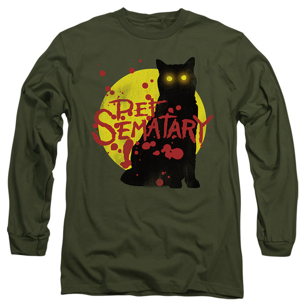 Pet Sematary Graphic Cat Long Sleeve T-Shirt