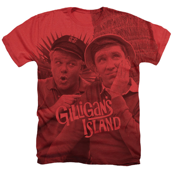 Gilligan's Island Gilligan and the Skipper Heather T-Shirt