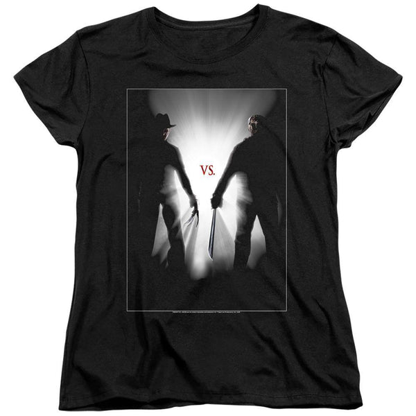 Freddy VS Jason Silhouettes Women's T-Shirt - Rocker Merch