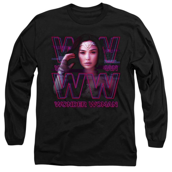 Wonder Woman 1984 Movie Vaporwave Long Sleeve T-Shirt - Rocker Merch™