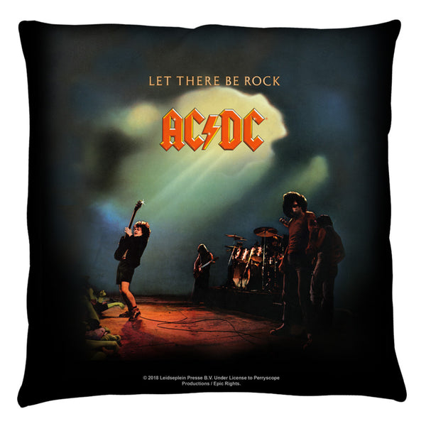 AC/DC Let There Be Rock Throw Pillow