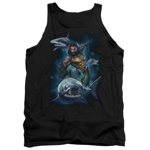 Aquaman Movie Swimming with Sharks Tank Top