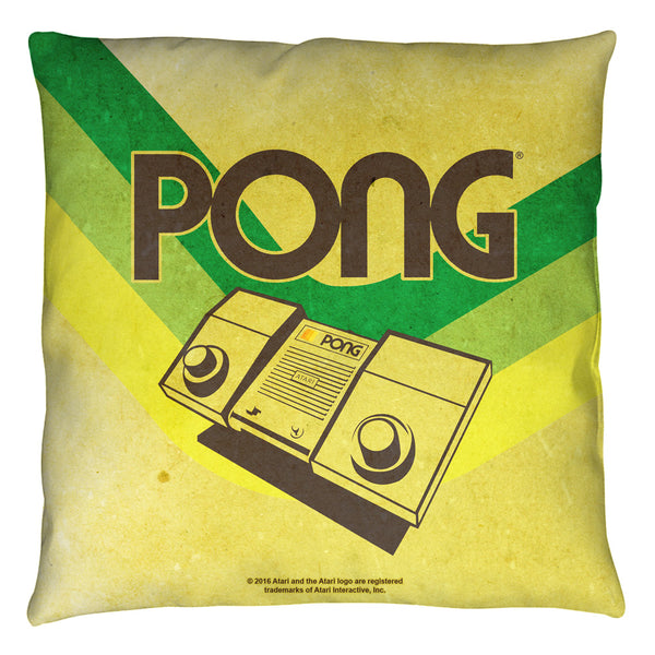 Atari Pong Lines Throw Pillow