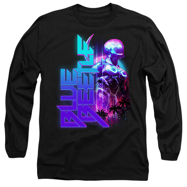 Blue Beetle Lightning Long Sleeve T-Shirt