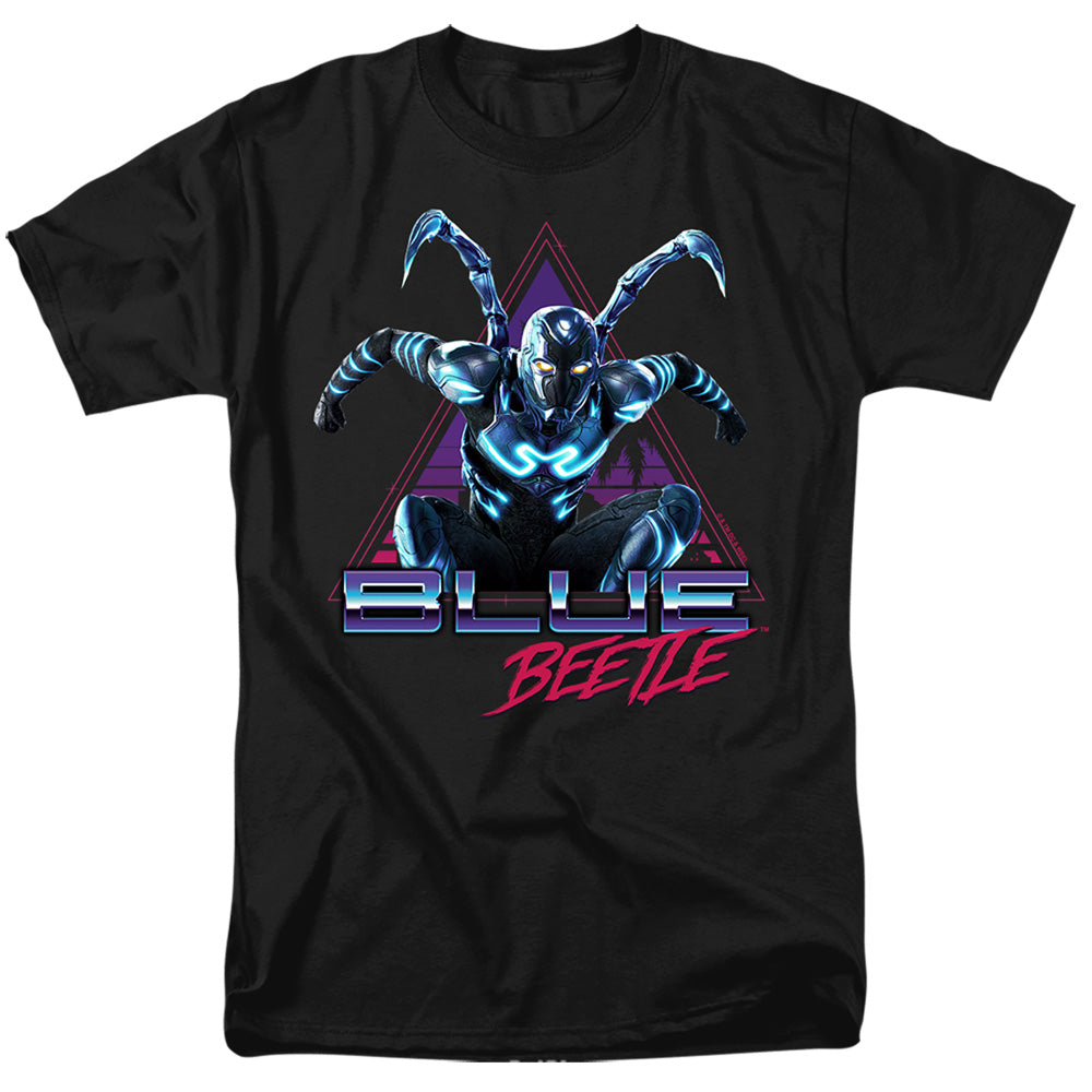 Le Triangle Racket Merch Blue Beetle Leaping Triangle T-Shirt – Rocker Merch