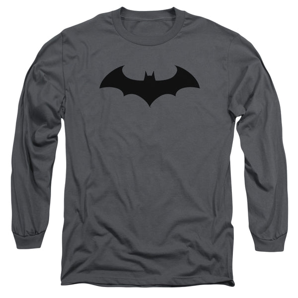Batman Hush Logo Charcoal Long Sleeve T-Shirt