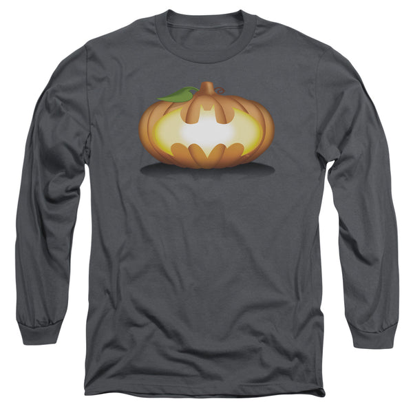 Batman Bat Pumpkin Logo Long Sleeve T-Shirt