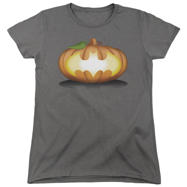 Batman Bat Pumpkin Logo Women's T-Shirt