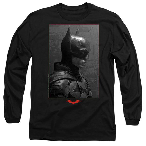 The Batman Worn Portrait Long Sleeve T-Shirt