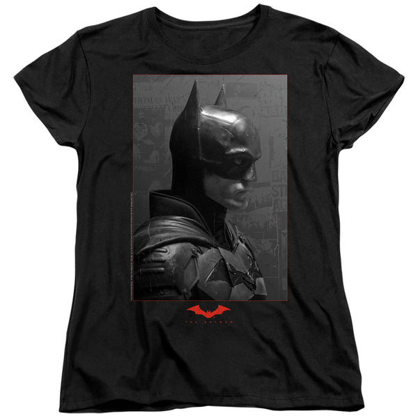The Batman Worn Portrait Women's T-Shirt