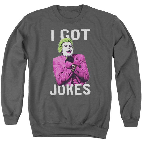 Batman TV Show Got Jokes Charcoal Sweatshirt