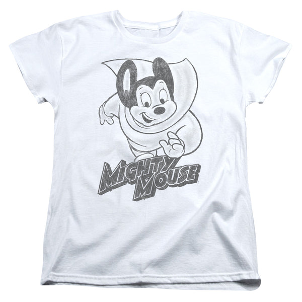 Mighty Mouse Mighty Sketch Women's T-Shirt