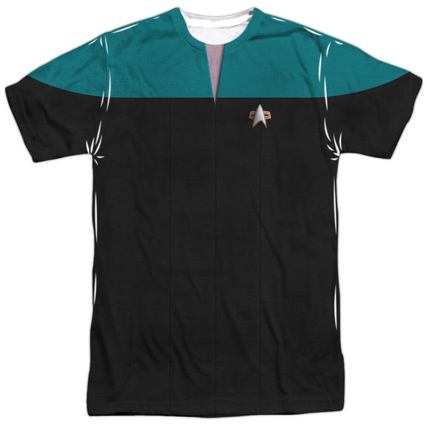 Star Trek Voyager Science Uniform Sublimation T-Shirt
