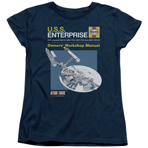 Star Trek Enterprise Manual Women's T-Shirt