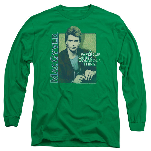 MacGyver Wonderous Paperclip Long Sleeve T-Shirt