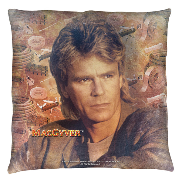 MacGyver Tools of the Trade Throw Pillow