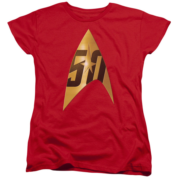 Star Trek 50th Anniversary Delta Red Women's T-Shirt