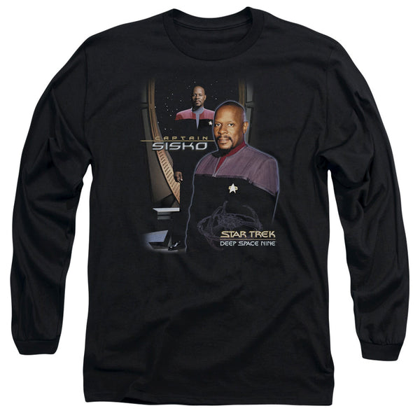 Star Trek Deep Space Nine Captain Sisko Long Sleeve T-Shirt