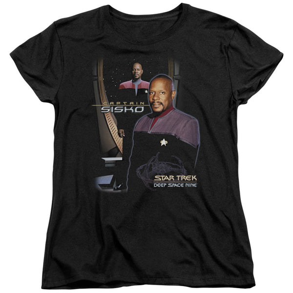 Star Trek Deep Space Nine Captain Sisko Women's T-Shirt