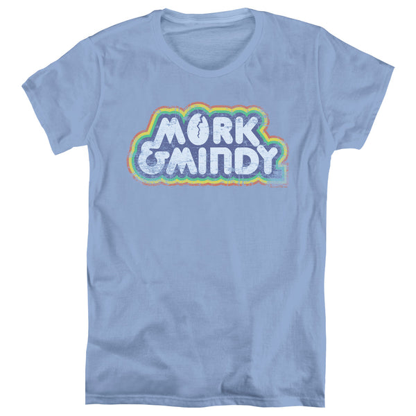 Mork & Mindy Distressed Mork Logo Women's T-Shirt