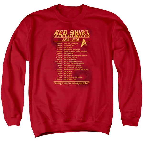 Star Trek Red Shirt Tour Sweatshirt