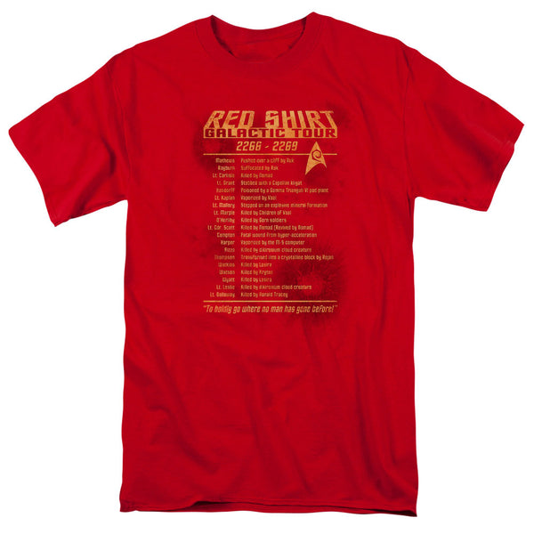Star Trek Red Shirt Tour T-Shirt