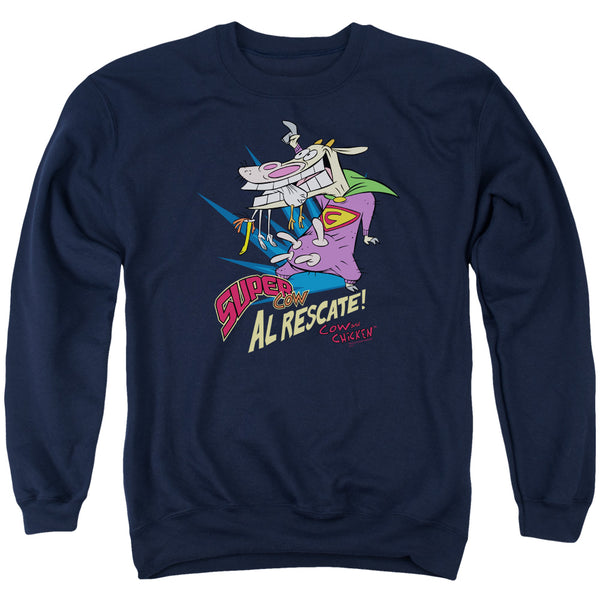 Cow and Chicken Super Cow Sweatshirt