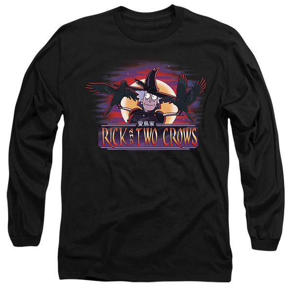 Rick and Morty Rick and Two Crows Long Sleeve T-Shirt