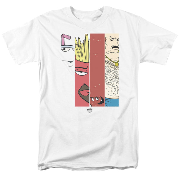 Aqua Teen Hunger Force Group Tiles White T-Shirt