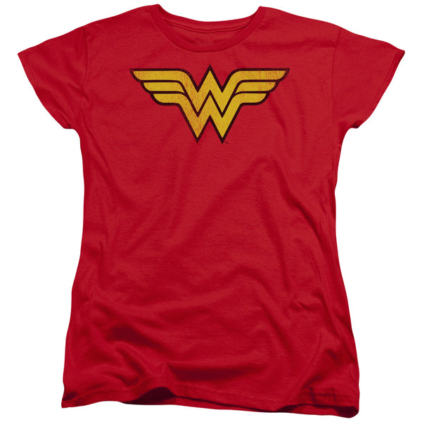 Wonder Woman Logo Dist Women's T-Shirt