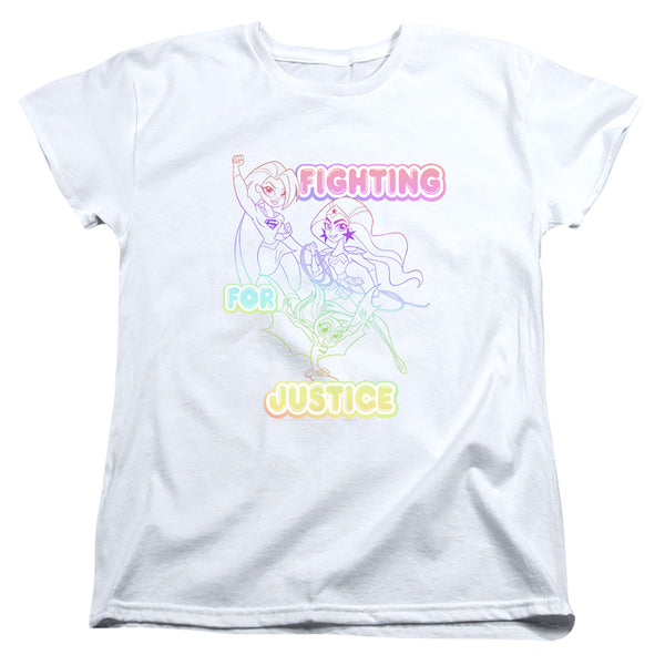 DC Super Hero Girls Fighting for Justice Women's T-Shirt