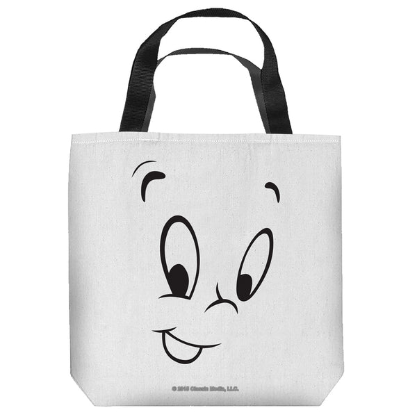 Casper the Friendly Ghost Face Tote Bag