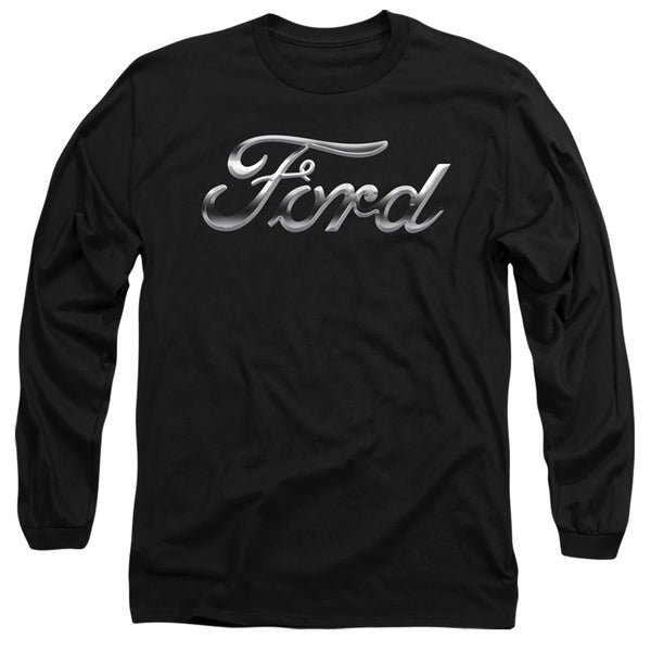 Ford Chrome Ford Logo Long Sleeve T-Shirt