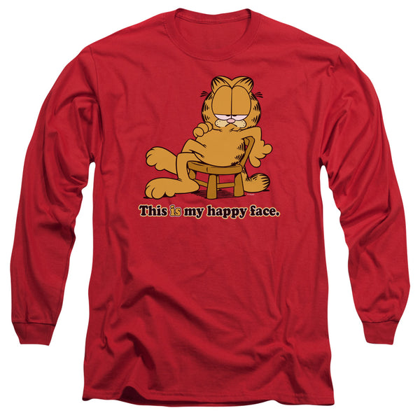 Garfield Happy Face Long Sleeve T-Shirt