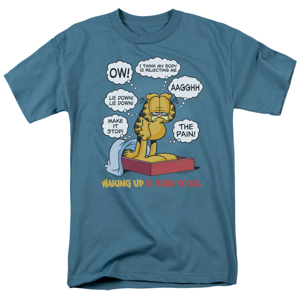 Garfield Waking Up Is Hard To Do T-Shirt