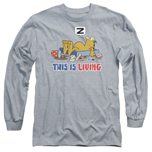 Garfield This Is Living Long Sleeve T-Shirt