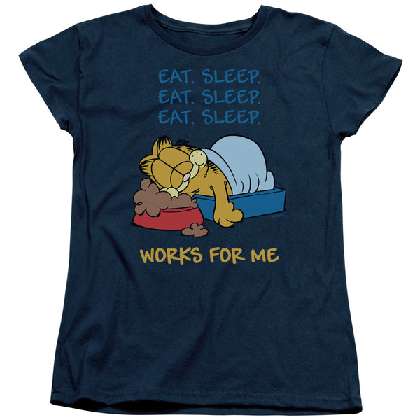 Garfield Works For Me Women's T-Shirt