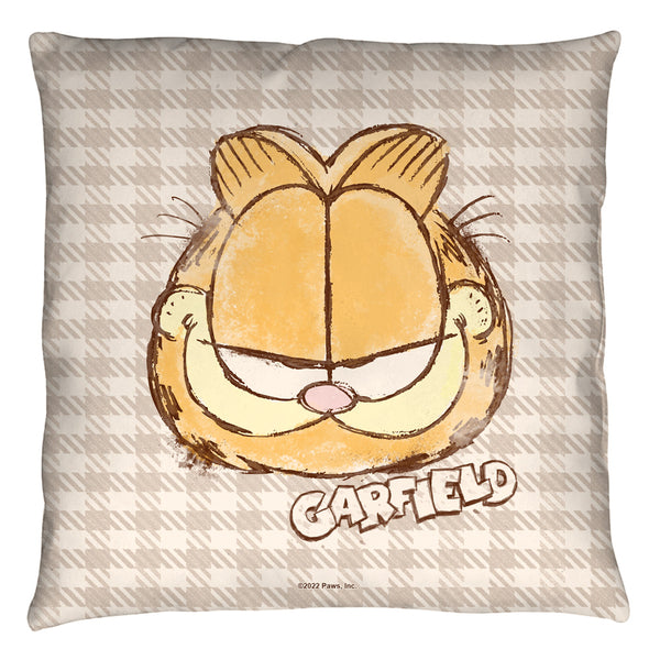 Garfield Watercolor Throw Pillow
