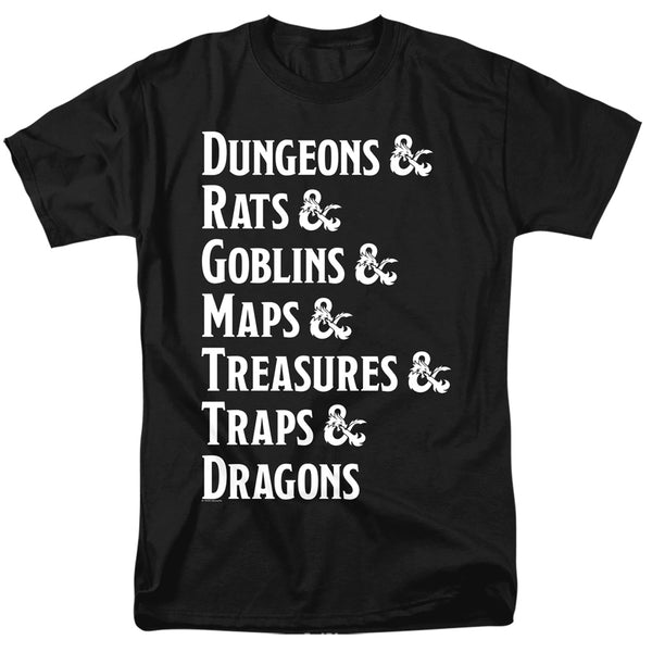 Dungeons & Dragons Dungeon List T-Shirt