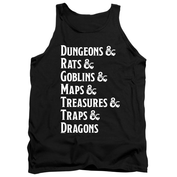 Dungeons & Dragons Dungeon List Tank Top