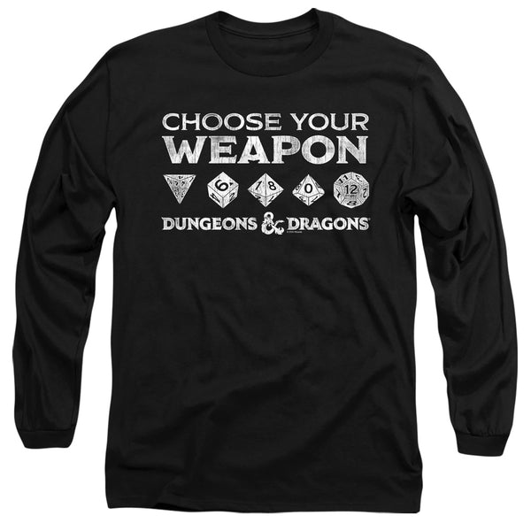 Dungeons & Dragons Choose Your Weapon Long Sleeve T-Shirt
