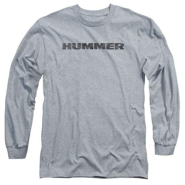 Hummer Distressed Hummer Logo Long Sleeve T-Shirt