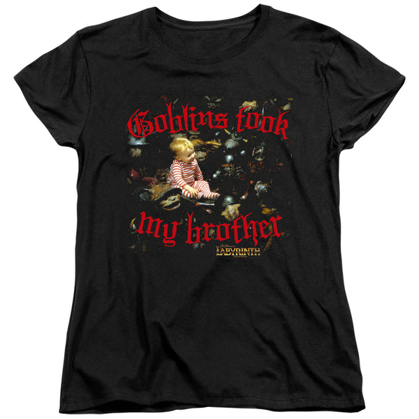 Labyrinth Goblins Took My Brother Women's T-Shirt