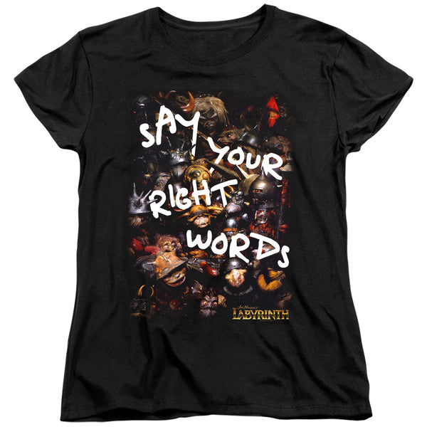 Labyrinth Right Words Women's T-Shirt