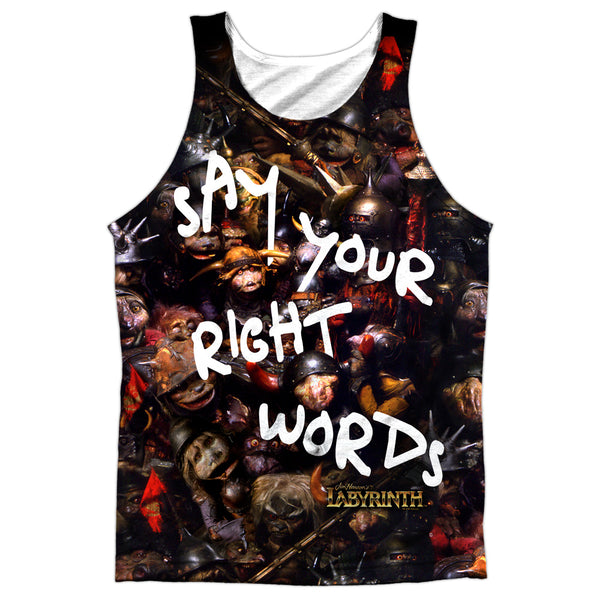 Labyrinth Right Words Sublimation Tank Top
