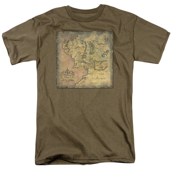 The Lord of the Rings Trilogy Middle Earth Map T-Shirt
