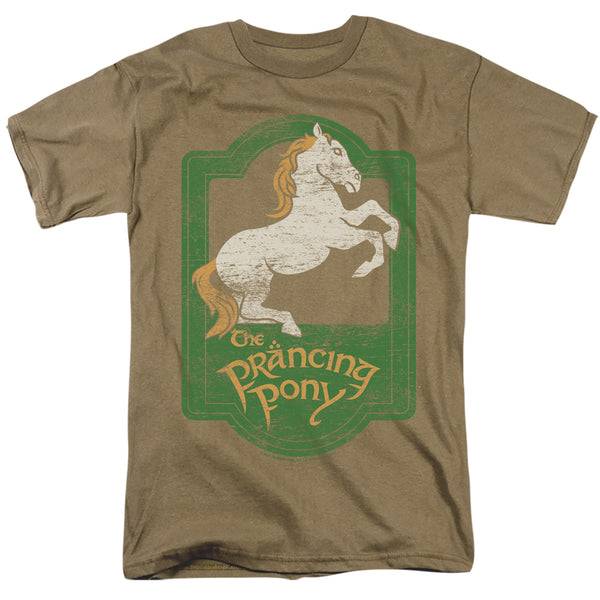 The Lord of the Rings Trilogy Prancing Pony Sign T-Shirt