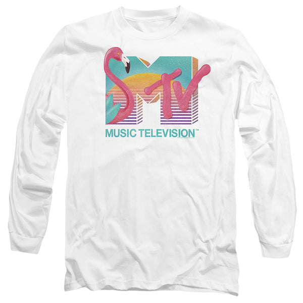 MTV Flamingo Logo Long Sleeve T-Shirt